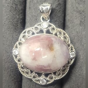 Sterling Silver Unicorn Tourmaline Pendant